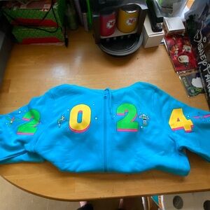 Blue 2024 Disney Zip-Up Jacket